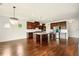 Gourmet kitchen featuring stone countertops, stainless appliances, and open concept layout at 847 Rolling Hill, Kennesaw, GA 30152