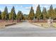 Long concrete driveway leading to the property, bordered by trees and a decorative fence at 212 Lakeview Dr, Newborn, GA 30056