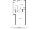 Detailed floor plan featuring the layout of a home, including the garage, bedroom and bathroom dimensions at 1045 Endeavour Ct, Marietta, GA 30064