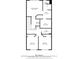 Detailed floor plan featuring a primary bedroom, bedrooms, bathrooms, walk-in closet and laundry room at 1045 Endeavour Ct, Marietta, GA 30064