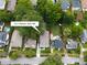 An aerial view of the property at 313 Sisson Ave NE, showcasing the backyard and surrounding neighborhood at 313 Sisson Ne Ave, Atlanta, GA 30317