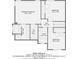 Second-floor floor plan featuring bedrooms and baths. This blueprint shows the layout of bedrooms and bathrooms at 3404 Bodiford Path Path, Powder Springs, GA 30127