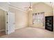 Bedroom featuring high ceilings, ceiling fan and an abundance of natural light at 1241 Edgebrook Ln, Snellville, GA 30078