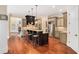 Charming kitchen featuring a bar, stainless steel appliances, and tile backsplash at 1241 Edgebrook Ln, Snellville, GA 30078