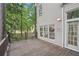 Back deck overlooking the yard and mature trees at 220 Chinkapin Sw Cir, South Fulton, GA 30311
