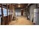 Unfinished basement with exposed pipes and wood beams at 4807 Greenway Rd, Norcross, GA 30071