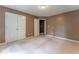 Neutral bedroom features an closet, doorway, and neutral walls for a relaxing space at 3801 Stonebriar Ln, Duluth, GA 30097