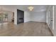 Bright and airy living room with luxury vinyl floors and fireplace at 2265 Colony Dr, Canton, GA 30114