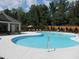 Community pool with lounge chairs and landscaping at 1205 Apple Blossom Dr, Cumming, GA 30041