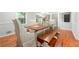 Traditional dining room with refinished hard wood floors and lots of natural light at 2240 Murdock Rd, Marietta, GA 30062