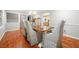 Traditional dining room with refinished hard wood floors and lots of natural light at 2240 Murdock Rd, Marietta, GA 30062