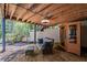 Cozy outdoor space with wooded views and a private sauna at 3648 Sope Creek Farm Se, Marietta, GA 30067