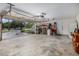 Spacious garage provides ample storage and workspace with an open door and street view at 270 Meadow View Dr, Grayson, GA 30017