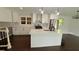 Stylish kitchen featuring a central island, stainless steel appliances, and updated finishes at 2390 Tiffany Pl, Decatur, GA 30035