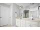 Clean bathroom featuring a double sink vanity and a large mirror at 263 Chandler Ridge Dr, Douglasville, GA 30134