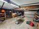 Spacious shed interior with shelving units and plenty of storage space at 2323 Cedar Terrace Rd, Lithia Springs, GA 30122