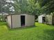 Two storage sheds in the backyard provides ample space for tools and equipment at 2323 Cedar Terrace Rd, Lithia Springs, GA 30122