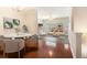A bright dining area leads to a spacious living room with an inviting atmosphere at 3068 Lauren Parc Rd, Decatur, GA 30032