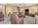 Comfortable living room with neutral paint, plush seating, and coordinated decor creating a relaxing atmosphere at 2924 Greyhawk Ln, Cumming, GA 30040