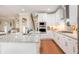 Spacious kitchen with granite countertops, stainless steel appliances, and a convenient island for meal prep at 92 River Walk Pkwy, Euharlee, GA 30145