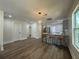 Kitchen features stainless steel appliances and stone countertops and backsplash at 2228 Carey Se Dr, Atlanta, GA 30315