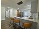Kitchen features stainless steel appliances and stone countertops and backsplash at 2228 Carey Se Dr, Atlanta, GA 30315