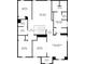 Upstairs floor plan featuring bedrooms, bathrooms, and a Gathering room with walk-in closets at 2330 Cheatham Creek Ct, Cumming, GA 30040