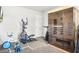Home exercise room featuring a sauna and various workout equipment at 3210 Ancoats St, Douglasville, GA 30135