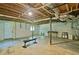 Unfinished basement provides great potential for a home gym or extra storage at 101 Stroud Se Dr, Mableton, GA 30126
