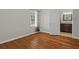 Hardwood bedroom with ensuite bathroom at 1267 Austin Bridge Rd, Douglasville, GA 30134
