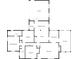 Floor plan showing the layout of the bedrooms, kitchen, and living spaces at 1267 Austin Bridge Rd, Douglasville, GA 30134