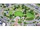 Aerial shot of a well-maintained park and trees at 1002 Harvest Park Ln, Suwanee, GA 30024