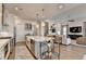 Beautiful kitchen with stainless appliances and an island at 1002 Harvest Park Ln, Suwanee, GA 30024