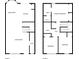 These floor plans show the layout of the first and second floors at 1955 Shawn Wayne Se Cir, Atlanta, GA 30316