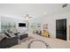 Large playroom with comfortable sofa, fun seating area and an abundance of storage at 200 Whispering Pines Dr, Woodstock, GA 30188