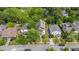 Aerial view of a neighborhood with tree-lined streets and well-maintained homes and yards at 315 Melrose Ave, Decatur, GA 30030