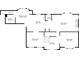 Layout of the first floor of the home at 3741 Bays Ferry Way, Marietta, GA 30062