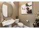 Stylish powder room features modern fixtures and decor at 6613 Encore Blvd, Atlanta, GA 30328