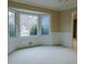 Charming bay window with detailed trim, offers ample natural light and street view at 110 Fox Meadow Dr, Covington, GA 30016
