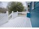 Exterior view of a house with a painted deck at 110 Fox Meadow Dr, Covington, GA 30016