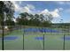 Community tennis court and basketball court with tall green trees at 117 Oliver Dr, Locust Grove, GA 30248