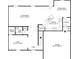 First floorplan showing living spaces, kitchen, and garage at 117 Oliver Dr, Locust Grove, GA 30248