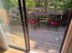 Outdoor deck featuring dining table with seating and grill at 1425 Parkmont Dr, Roswell, GA 30076