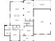 Detailed first-floor plan featuring living room, kitchen, and dining area dimensions at 1771 Silvergrass Ln, Grayson, GA 30017