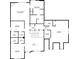 Second floor plan featuring multiple bedrooms and bathrooms; dimensions included at 1771 Silvergrass Ln, Grayson, GA 30017