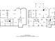 Detailed floor plan showcasing the layout of the home's two floors, including room dimensions at 206 Savanna Estates Ct, Canton, GA 30115