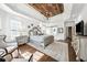 Spacious main bedroom featuring wood ceiling, bay windows, and hardwood flooring at 206 Savanna Estates Ct, Canton, GA 30115