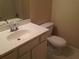 Bright bathroom with a white vanity and toilet at 3117 Reeves Se St, Smyrna, GA 30080