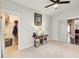 Bedroom featuring walk-in closet and a view to the next room at 164 Inwood Walk, Woodstock, GA 30188