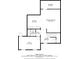 Detailed floor plan showcasing the layout of the basement level of the home at 164 Inwood Walk, Woodstock, GA 30188